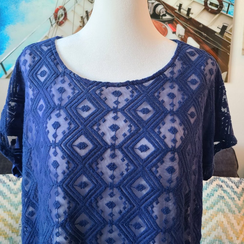 Ruby Rd. Embroidered Blouse - Picture 2 of 11